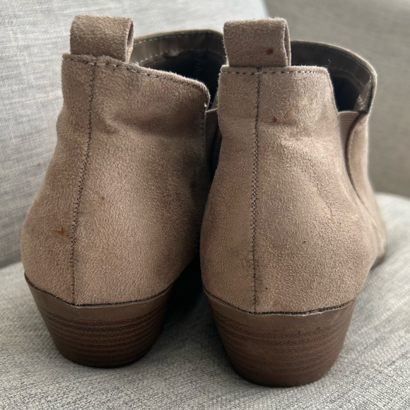Suede Tan Booties - Picture 4 of 5